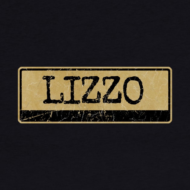 Aliska text black retro - Lizzo by Aliska